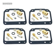 4 Carburetor Repair Kits for Yamaha XJ400 XJ400D 1981 XJ 400 D Carb Float Needle Valve Pilot Screws Gasket Ring Rebuild Sets 2024 - buy cheap