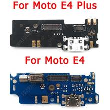 For Motorola Moto E4 plus Charging Port USB Charge Board PCB Dock Connector Socket Plate Flex Cable Replacement Spare Parts 2024 - купить недорого