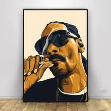 Hip Hop Snoop Dogg Singer Star Posters Prints Rapper Star Canvas Paintings Oil Painting Modern Wall Art Picture for Home Decor 2024 - buy cheap