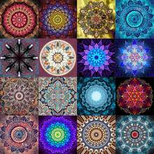 Full Square Round Diamond Embroidery Mandala Flower Diamond Painting 5D Diy Rhinestone Cross Stitch Home Decor Mosaic 2024 - buy cheap