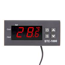 Новый черный цифровой STC-1000 ЖК-контроллер температуры термостат с NTC датчик температуры инструмент диагностики инструмент для аквариума 2024 - купить недорого