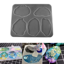Irregular Cloud Shape Silicone Molds UV Epoxy Resin Mould Silicone Coaster Molds for DIY Craft  Jewelry Making Table Decoration 2024 - buy cheap