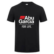 Abu Garcia T Shirts Tops Men  Short Sleeve Cotton O-neck Game Abu Garcia Fishing T-shirt Man Tshirts DS-051 2024 - buy cheap