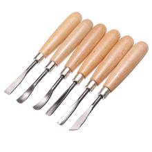 6Pcs Wood Carving Knife Carpentry Engraving Hand Wood Cutters Chisel Knife Sculpture Woodworking Gouges Lathe Tools Knife 2024 - buy cheap