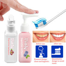 Нажмите зубную пасту Viaty зубная паста для удаления пятен отбеливания черники зубная паста для тушения десен кровотечения зубов 2024 - купить недорого