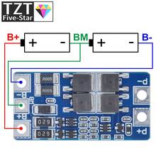 TZT 2S 10A 7.4V 18650 lithium battery protection board 8.4V balanced function/overcharged protection Good 2024 - buy cheap