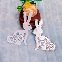 Easter Bunny Metal Cutting Dies for DIY Scrapbooking Album Paper Cards Decorative Crafts Embossing Die Cuts 2024 - buy cheap