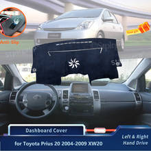 Para toyota prius 20 2004 2005 2006 2007 2008 2009 xw20 anti-deslizamento esteira do painel capa almofada pára-sol dashmat acessórios do carro tapete 2024 - compre barato