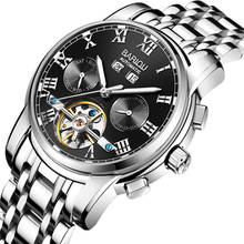 Hot Sale Waterproof Automatic Tourbillon Design Watches Mens 2020 Mechanical automatic skeleton watch men Relogio Masculino 2024 - buy cheap