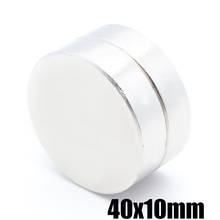2pcs 40x10 mm Super Powerful Strong Bulk Small Round NdFeB Neodymium Disc Magnets Dia 40mm x 10mm N35 Rare Earth NdFeB Magnet 2024 - buy cheap