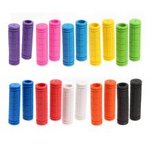 1 Pair Bicycle Handlebar Grips Cover Comfortable Rubber Bike Handle Bar Cover Fixed Gear Parts Mountain Bicycle Accessories 7 2024 - buy cheap