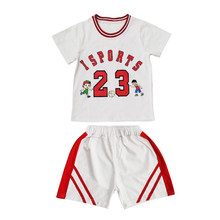 Комплекты для баскетбола для маленьких девочек, спортивные костюмы, комплекты одежды для маленьких мальчиков-подростков, детская одежда, футболка с коротким рукавом и штаны, Джерси 2024 - купить недорого