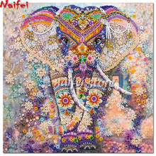 Indian elephant Paintings Diamond embroidery Painting Full Drill Square/Round 5D Diamond Painting Mosaic Needlework Paintings 2024 - buy cheap