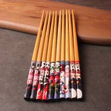 5 Pair Japanese Chopsticks for Sushi Non-Slip Food Sticks Chop Sticks Reusable Chinese Chopsticks Tableware Gift Kitchen Tools 2024 - buy cheap