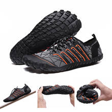 Мужская водонепроницаемая обувь, быстросохнущие сандалии для плавания, пляжа, пляжа, обувь с изображением пальцев 2024 - купить недорого