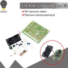 Kit de alarme eletrônico touch vibration, fabricante de eletrônico diy kit de treinamento, kit de ensino de treino, laboratório de estudante 2024 - compre barato