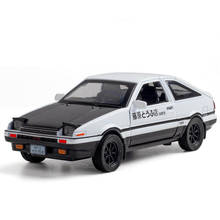 New 1:32 Toyota AE86 Diecast Alloy Model Car Pull Back Toy With Light Sound For Kid Toys Collection Gifts V278 2024 - buy cheap