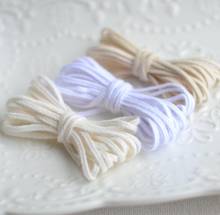 10 Meters/lot 2mm Width White Beige Cotton Lace Belt Decoration Ribbon Cotton Lace Trim For DIY Scrapbooking Decoration 2024 - buy cheap