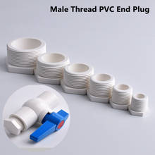 2 ~ 20 peças de tamanhos de 1/2 ~ 2 ''pvc tubo de fornecimento de água terminal conector de extremidade, tampa de plástico acessórios para sistema de irrigação 2024 - compre barato