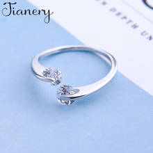 Coreano nuevo anillos de cristal para mujer boda Boho mujer dijes joyería nupcial regalos de San Valentín aneis 2020 2024 - compra barato