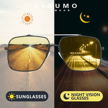 LIOUMO Aluminum Magnesium Fashion Oversized Sunglasses Men Polarized Photochromic Glasses Women Night Vision Lens zonnebril 2024 - buy cheap