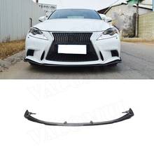 Front Bumper Lip Splitters for Lexus IS250 IS350 IS F Sport Sedan 4 Door 2014-2016 Carbon Fiber Front Bumper Lip Spoiler 2024 - buy cheap