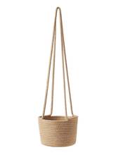 Corda de algodão artesanal macrame cabide de planta, flor/vaso cabide de armazenamento cesta para decoração da parede do jardim 2024 - compre barato
