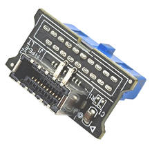 USB 3,0 19-Pin внутренний коннектор USB 3,1/3,2 Тип C Ключ 20-контактный разъем преобразователь док-станция для ноутбука Мощность адаптер 2024 - купить недорого