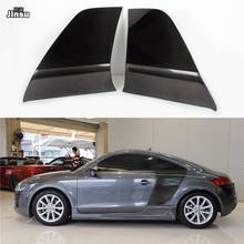 R8 style Carbon Fiber Side Door Blade Fender Door Guard Panel Trims For Audi 8J TT TTS TT RS Coupe 2008 - 2014 2PCS/Set 2024 - buy cheap