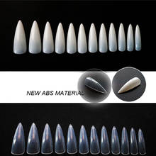 Nature Transparent 500Pcs Professional Fake Nails Long Salon Full Acrylic  False Nail Tips Press On Nails Coffin Accessories 2024 - buy cheap