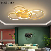 Modern LED Chandelier Lights For Living Room Bedroom Dining Room Home Indoor Ceiling Chandeliers Lighting Fixtures Black Gold 2024 - buy cheap