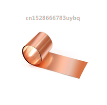 99.9% Pure Copper Cu Metal Sheet Foil Plate 0.01/0.02/0.03/0.04/0.05/0.08mm x 100mm x 1000/2000mm Thickness 2024 - buy cheap