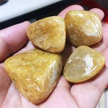 100G Natural yellow dongling jade crystal tumbling crystal treatment specimen gem mineral home desktop aquarium decoration 2024 - buy cheap