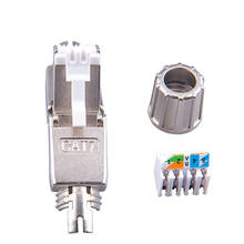 Conector de red Ethernet Cat.6A Cat7 RJ45, enchufe de red UTP con PCB 23-26AWG, adaptador de Cable de red de prensado RJ 45 2024 - compra barato