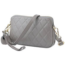 Cowhide Genuine Leather Women Messenger Bags Crossbody Bag Female Fashion Shoulder Bags for women Clutch Small Handbags 2024 - buy cheap