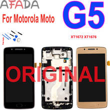 Pantalla LCD táctil de 5,0 pulgadas para Motorola Moto G5, montaje de digitalizador con marco de repuesto para Moto G5, XT1672, XT1676, XT1670 2024 - compra barato