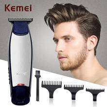 KEMEI-cortadora de pelo eléctrica recargable, máquina de afeitar inalámbrica para cortar el pelo, KM-5021 2024 - compra barato