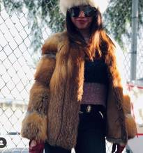 Autumn Winter Coat Women Real Fox Fur Coat Casual  Fashion New High Quality  Ladies Overcoat Jackets 2024 - buy cheap