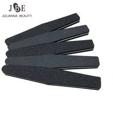 10pcs Black Nail File Buffers Block Sponge Disposable Thick Nail Art Files Sanding Polishing Grinding Manicure Shinning Tool 2024 - buy cheap