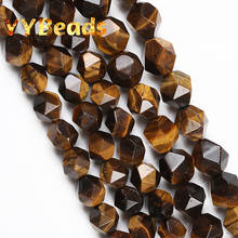 Natural Faceted Yellow Tiger Eye Stone Beads 6 8 10 12mm Loose Spacer Charm Beads For Jewelry Making Women Bracelets Necklaces 2024 - buy cheap