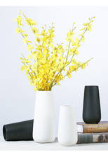 Vaso de cerâmica minimalista, recipiente portátil para arranjo de flores 2024 - compre barato
