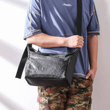Мужская кожаная сумка-мессенджер AETOO, модная мужская сумка на плечо большой вместимости, индивидуальная Мужская сумка из кожи растительного дубления 2024 - купить недорого
