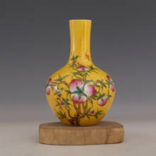 Антикварная ваза Цзиндэчжэнь, фарфоровая коллекция Цин цианлона, ваза для долголетия, декоративные товары 2024 - купить недорого