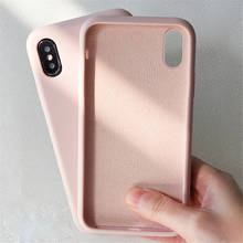 Чехол для телефона LOVECOM, мягкий силиконовый однотонный чехол для iPhone 11 Pro Max XR XS Max 7 8 6 6s Plus X 2024 - купить недорого