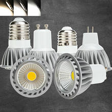 Focos de lámpara LED E27, E26, GU10, 9W, AC85-265V, MR16, CC de 12V, iluminación blanca fría/blanca cálida/blanca neutra 2024 - compra barato
