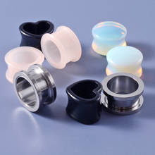 4Pairs Mix Style Ear Tunnel Plugs Mix Material Ear Piercing Flesh Tunnel Ear Gauge Expander Stretchers Piercing body Jewelry 2024 - buy cheap