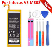 Top Brand 100% New 2340mAh HE305 Battery for Infocus V5 M808 M560 Batteries + free gfit 2024 - buy cheap