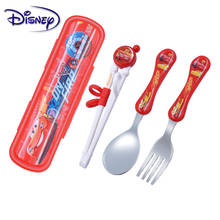Disney-Juego de palillos de dibujos animados para niños, cuchara de Frozen, palillos de práctica para bebés, palillos auxiliares de aprendizaje de dibujos animados 2024 - compra barato