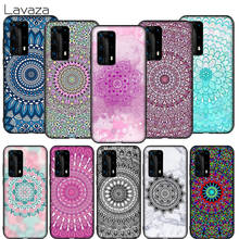 Capa protetora para smartphone, proteção de tela para telefone inteligente, estampa de mandala, para huawei mate nova 2, 2i, 3, 3i, 4e, 5, 5i, 5t, 6, 7, 10, 20, 30, se, pro lite 2024 - compre barato