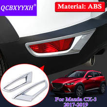 Farol de neblina traseiro para carro mazda embutido, tampa com lantejoulas decorativas, para farol de neblina externo modelo 2017 e 2018 2024 - compre barato